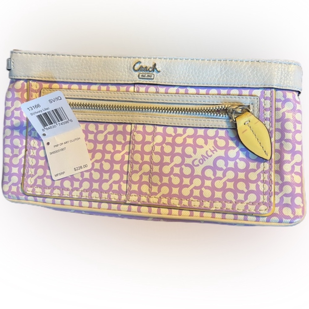 Coach Penelope Op Art Clutch